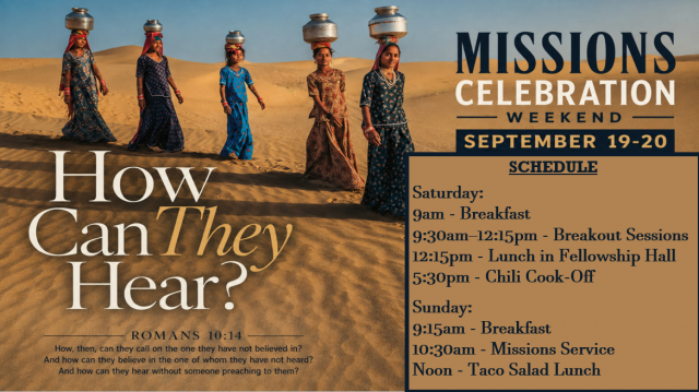 Missions Celebration Weekend